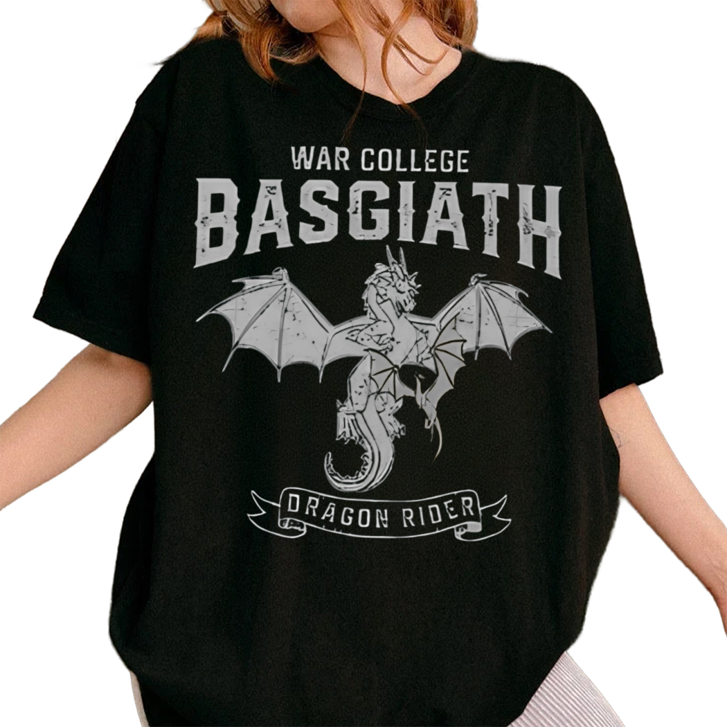 Basgiath War College Fourth Wing shirt, Rebecca Yarros tee, Violet Sorrengail, Xaden Riorson, Bookish Shirt