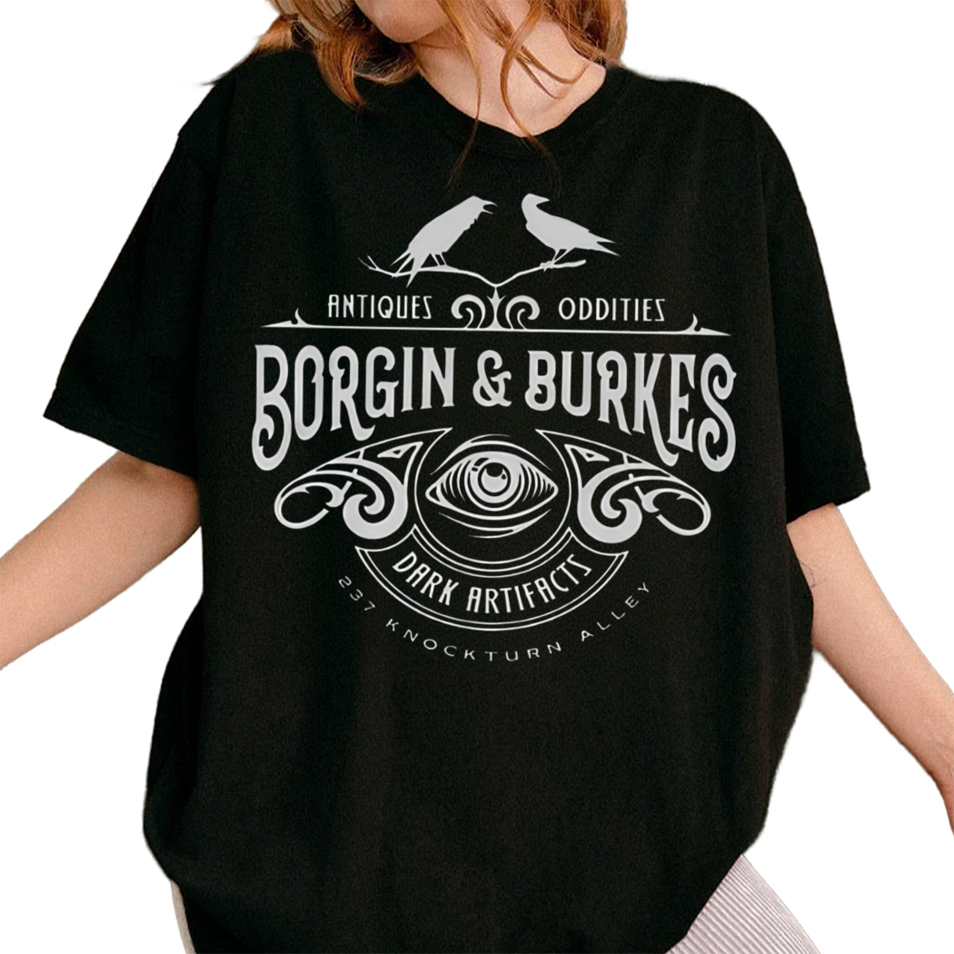 Borgin And Burkes Unusual Ancient Wizarding Potter Artefacts Bookish Harry Shirt