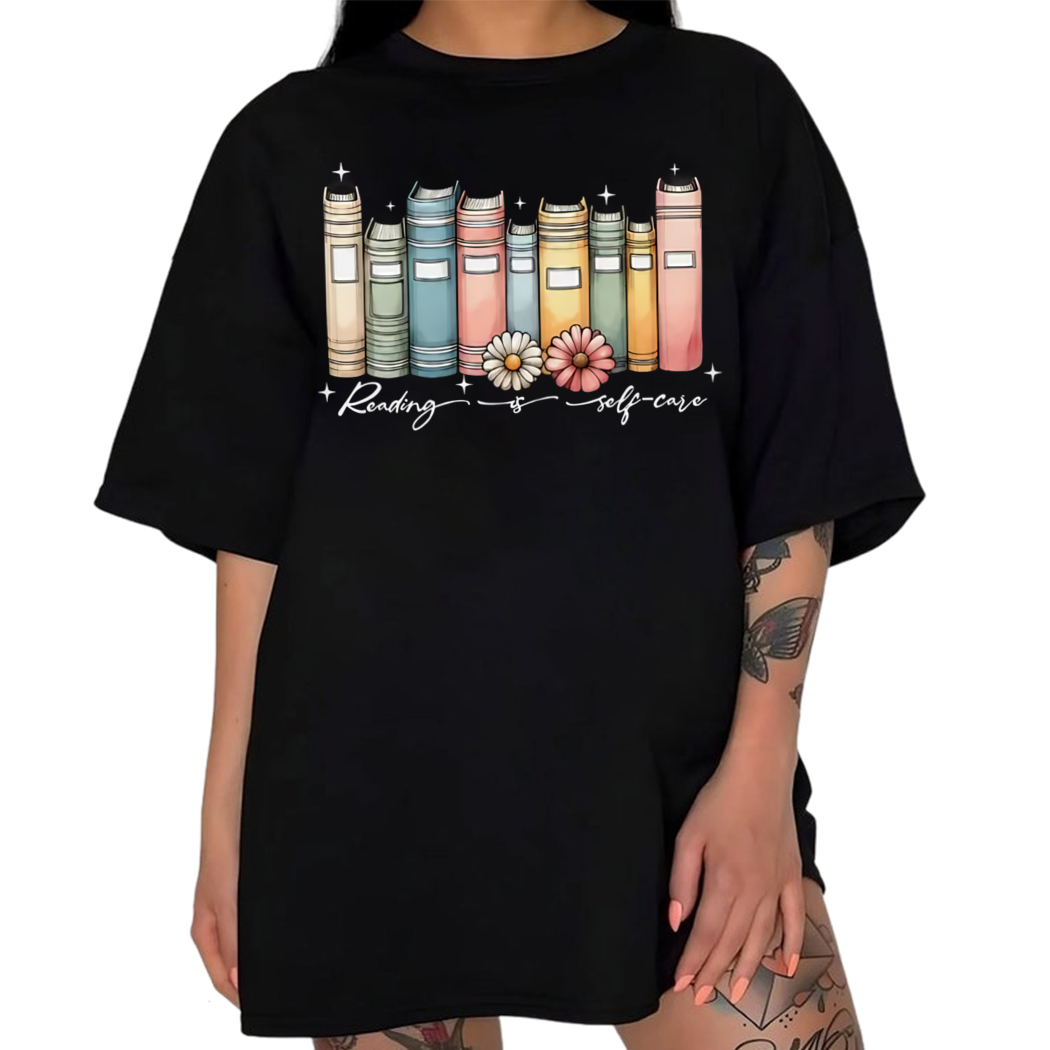 Reading Is Self Care Tee Reading Book Lover Gift Bookish Unisex Readers Shirt