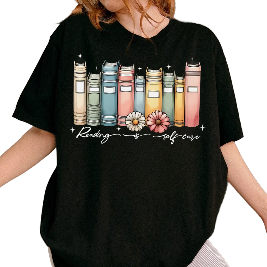 Reading Is Self Care Tee Reading Book Lover Gift Bookish Unisex Readers Shirt