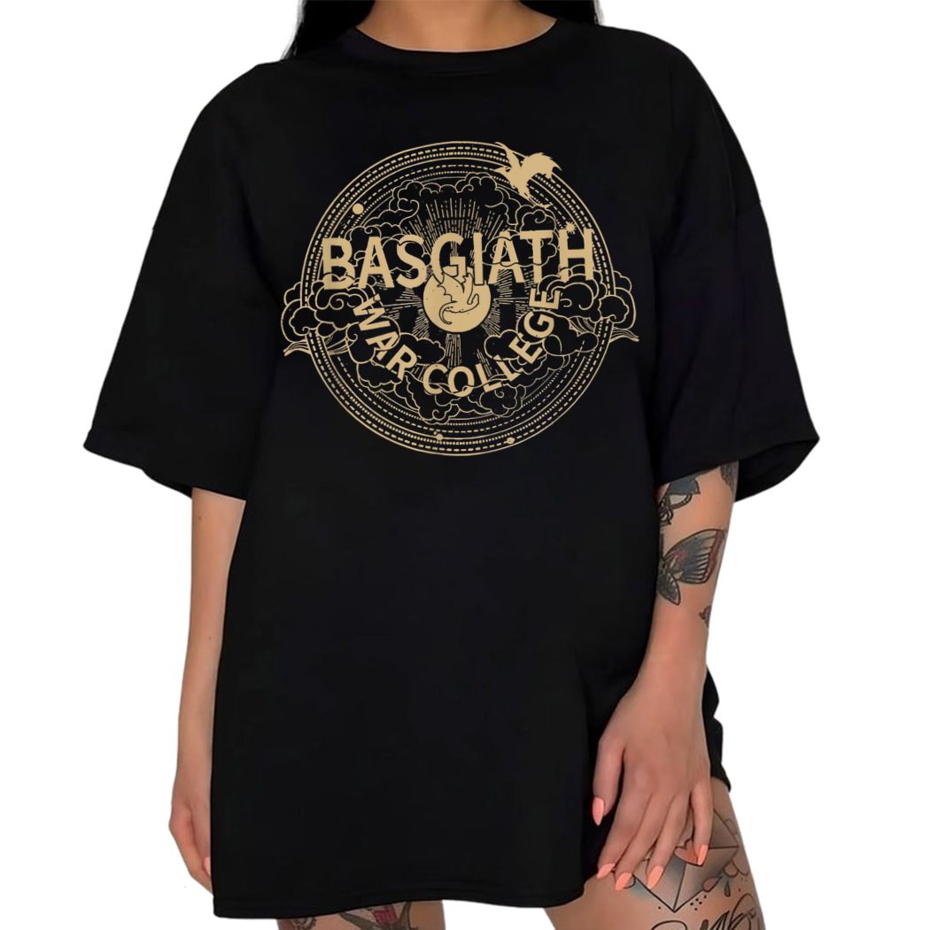 Fourth Wing Romantasy Dragon Yarros Basgiath Fantasy Bookish Shirt