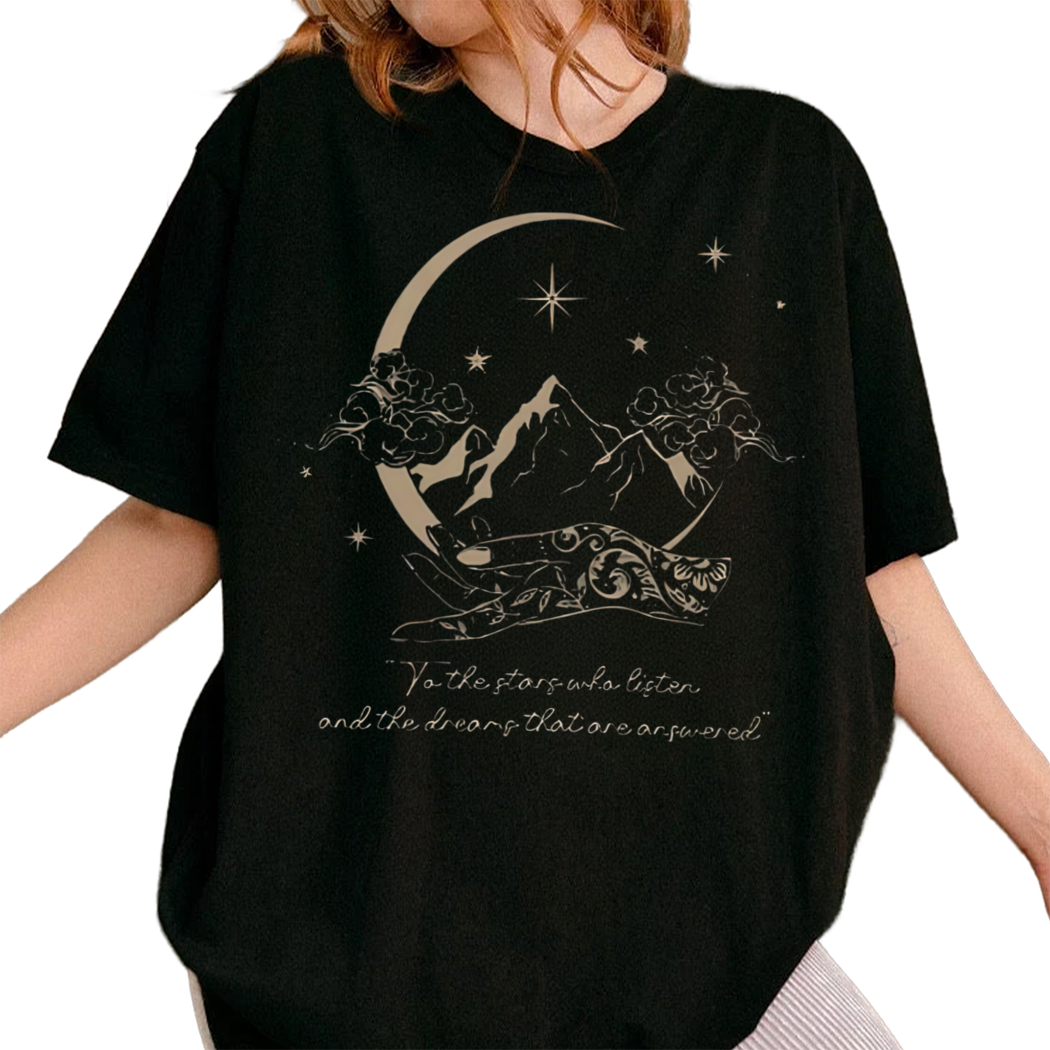 To The Stars Who Listen Sweater Sarah Shirt, Acotar Shirt, Night Court Velaris, Bookish Shirt