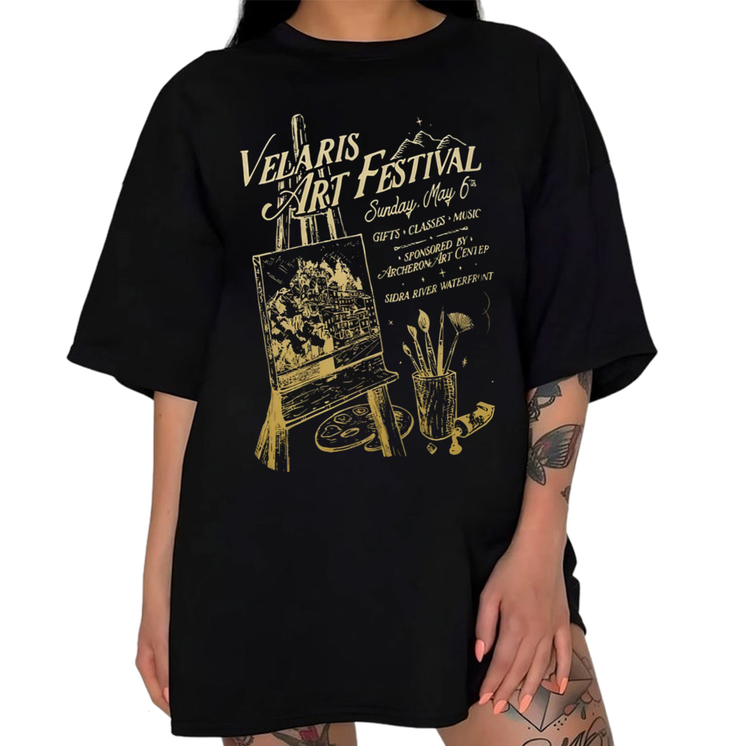 Velaris Art Festival Velaris City Of Starlight Essential Shirt, Bookish Gift For Her