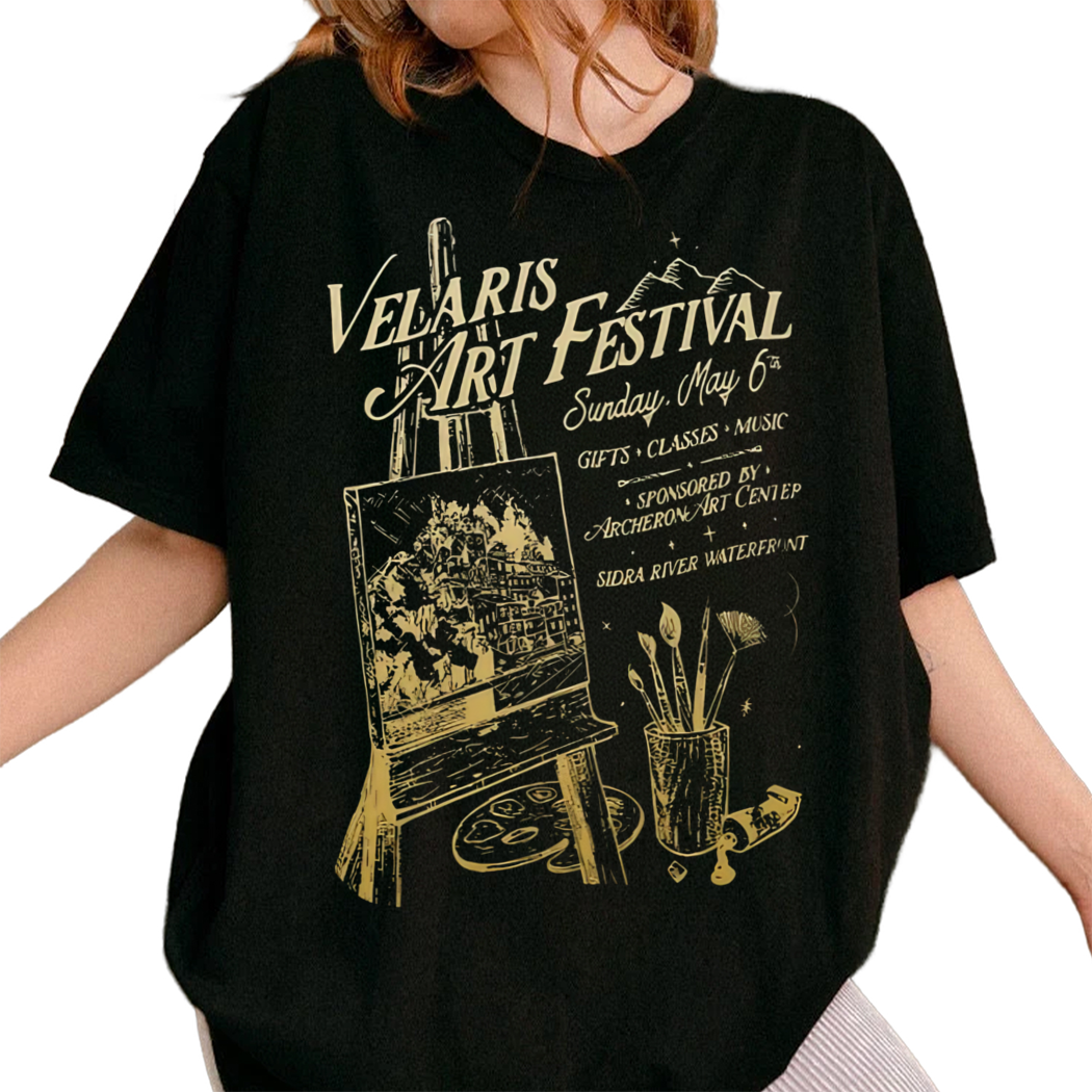 Velaris Art Festival Velaris City Of Starlight Essential Shirt, Bookish Gift For Her