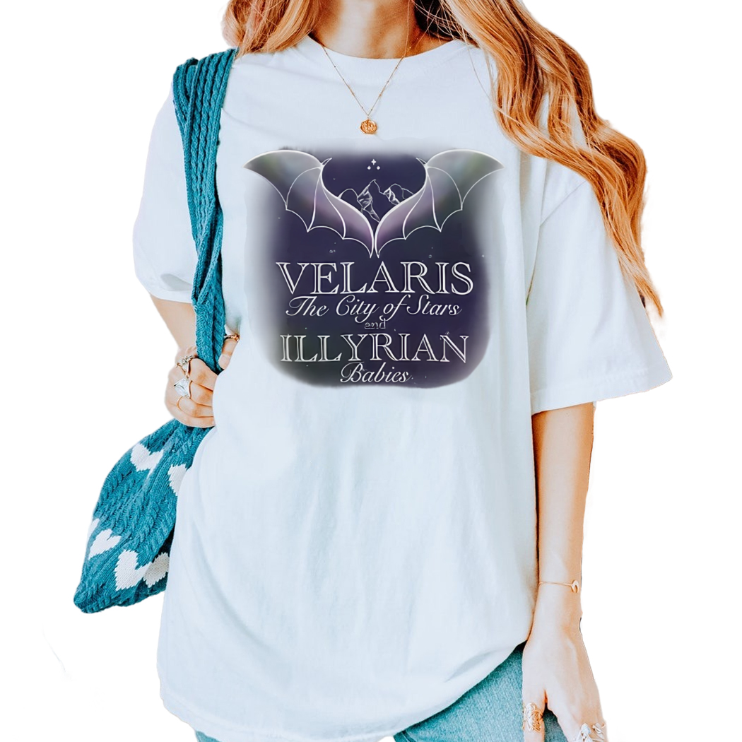 Velaris The City Of Stars Illyrain Babird Dragon Bookish Shirt,Acotar, Rhysand, Sarah J Maas