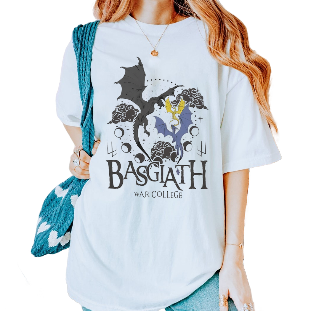 Basgiath War College Fourth Wing shirt, Rebecca Yarros tee, Xaden Riorson, Violet Sorrengail Bookish Sjirt