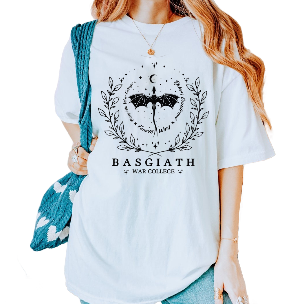 Basgiath War College Shirt, Fourth Wing Shirt, Violet Sorrengail, Bookish Shirt