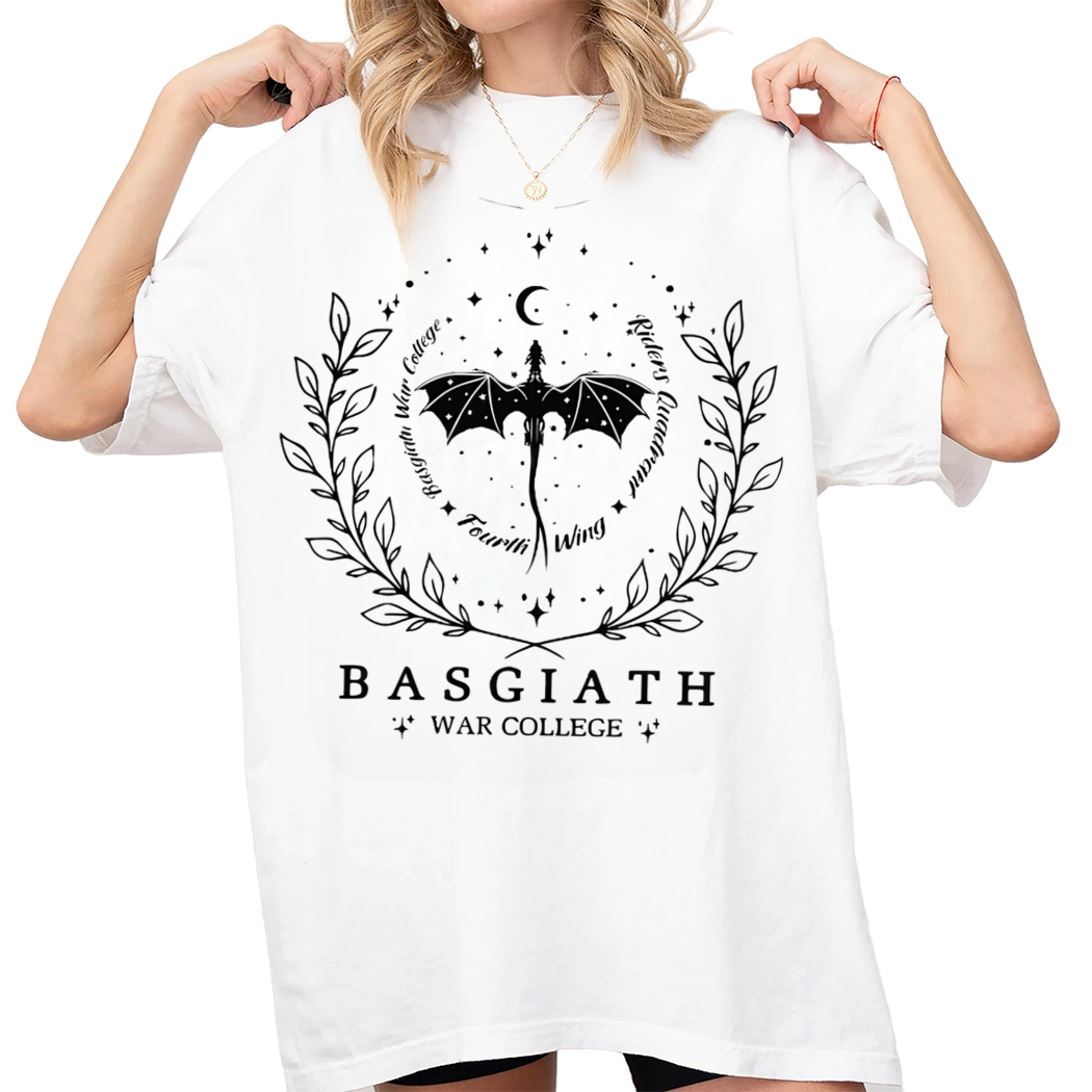 Basgiath War College Shirt, Fourth Wing Shirt, Violet Sorrengail, Bookish Shirt