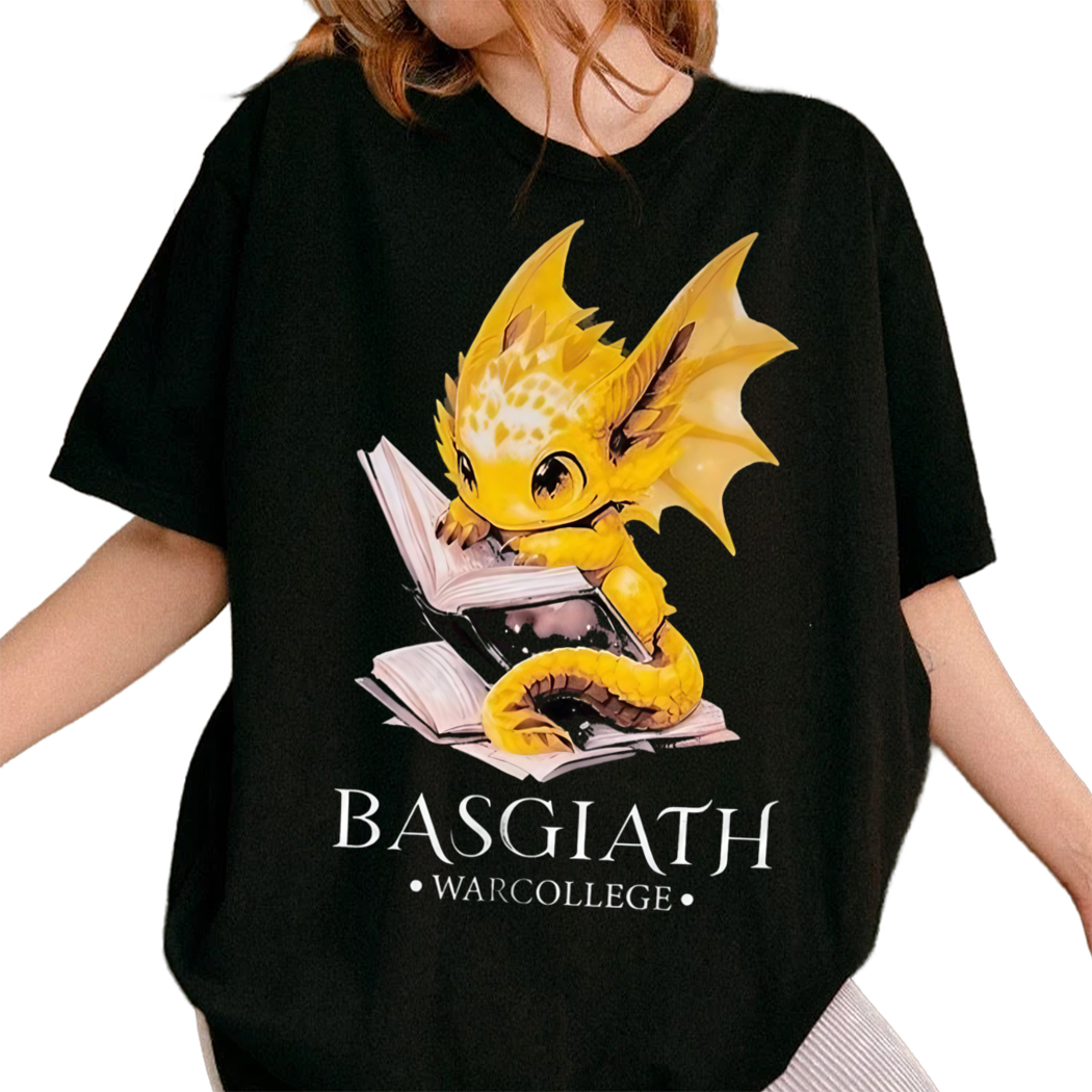 Basgiath War College Shirt, Dragon Rider Violet Sorrengail Xaden Riorson Bookish Club Shirt