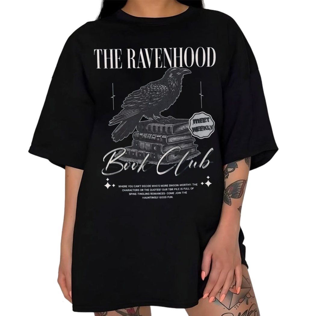 Bookish Ravenhood Book Club Shirt Spooky Season Morally Grey Book Club October Bookish Spooky Shirt