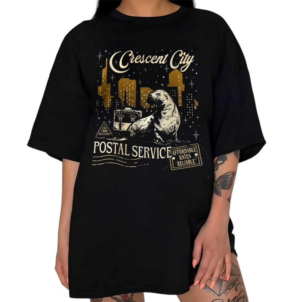 Crescent City Postal Service Shirt, Starborn Shirt, Crescent City Fan, Bookish Gift for Her