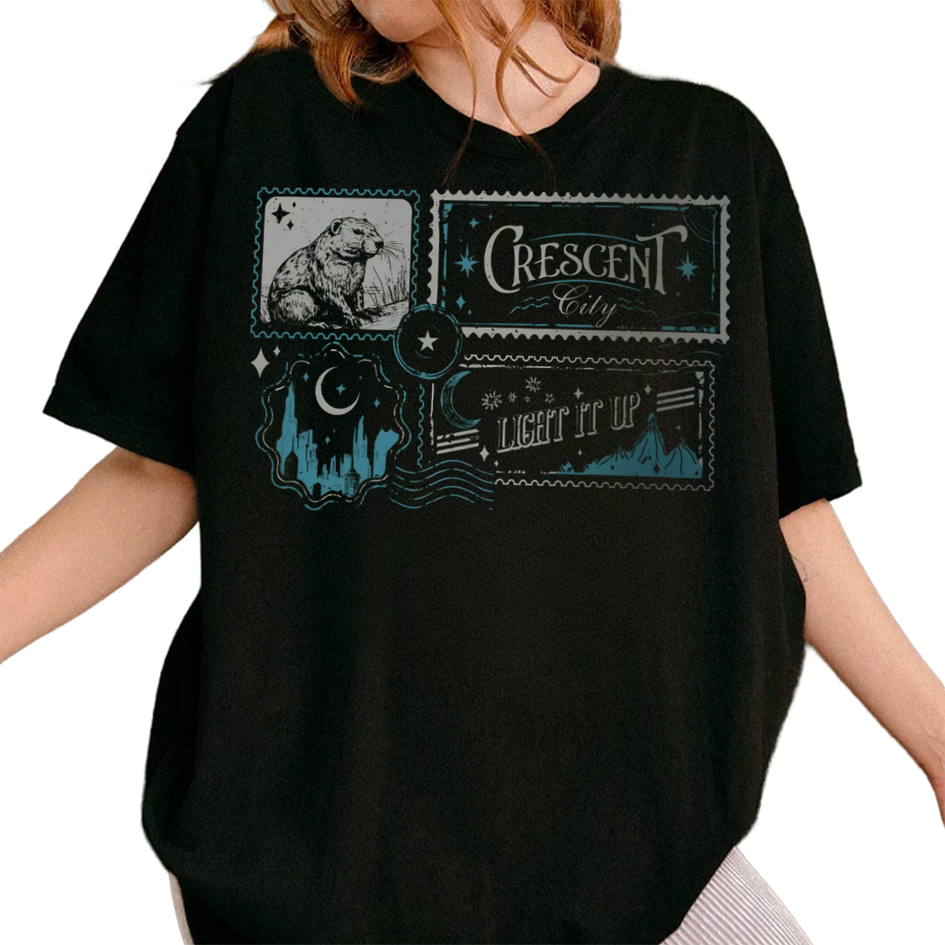 Crescent City Shirt, Gift For Book Lover, Sarah J Maas Merch, Sjm Bookish Fan Merch