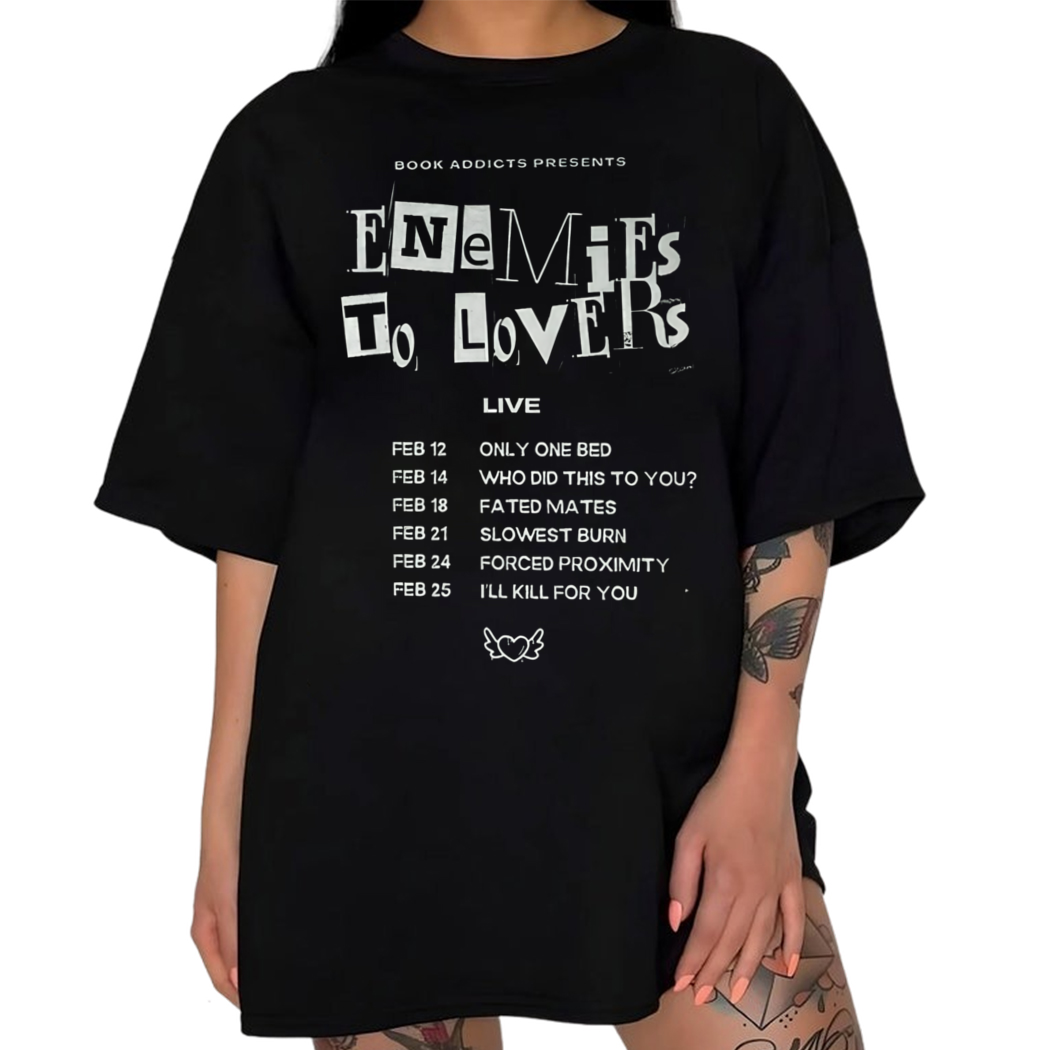 Enemies to Lovers Collection Bookish Tropes, Morally Grey Romantasy Shirt, Acotar Shirt