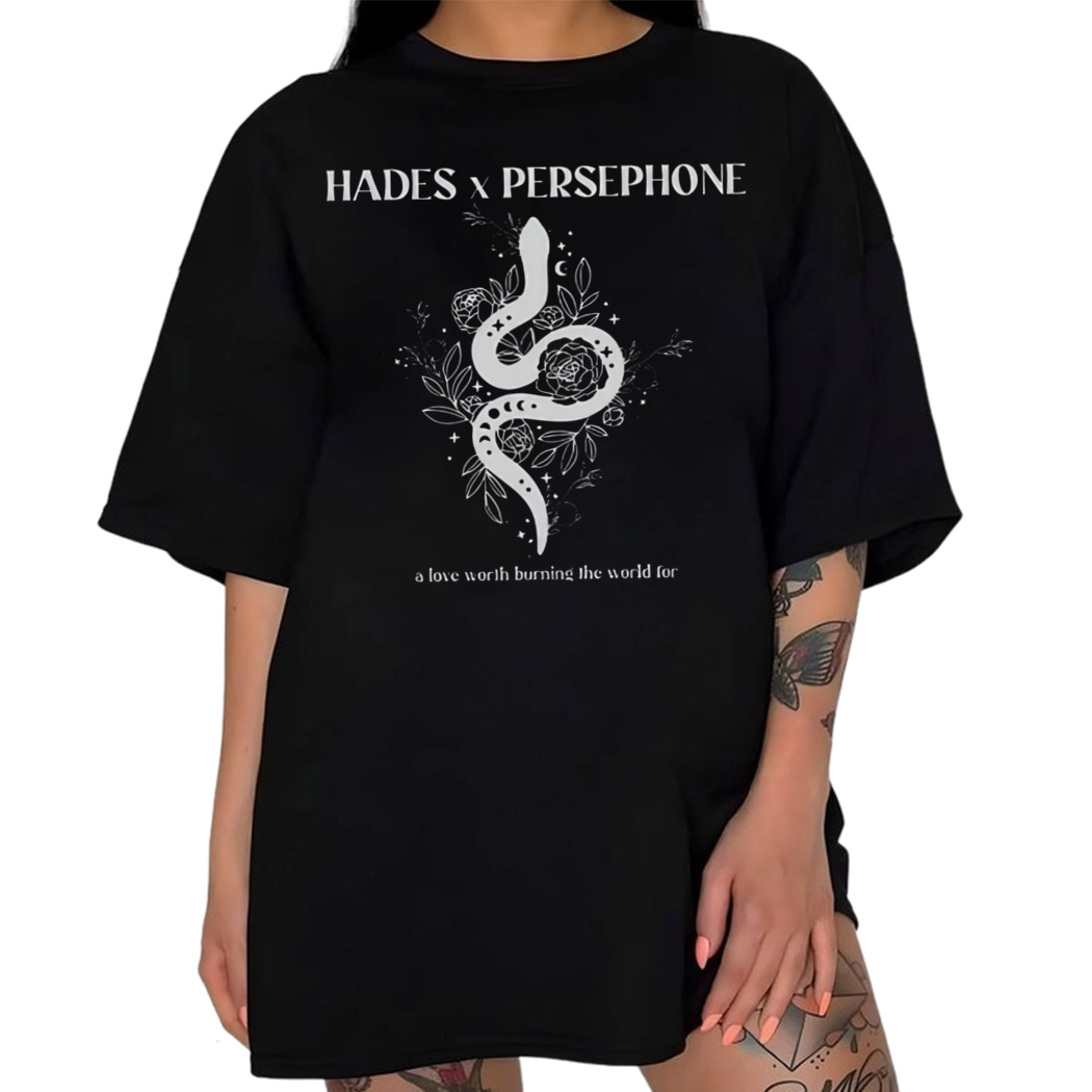 Hades and Persephone Shirt Dark Romance Reader Greek Mythology Dark Academia Bookish Gifts Bookworm Shirt Book Lover Gift