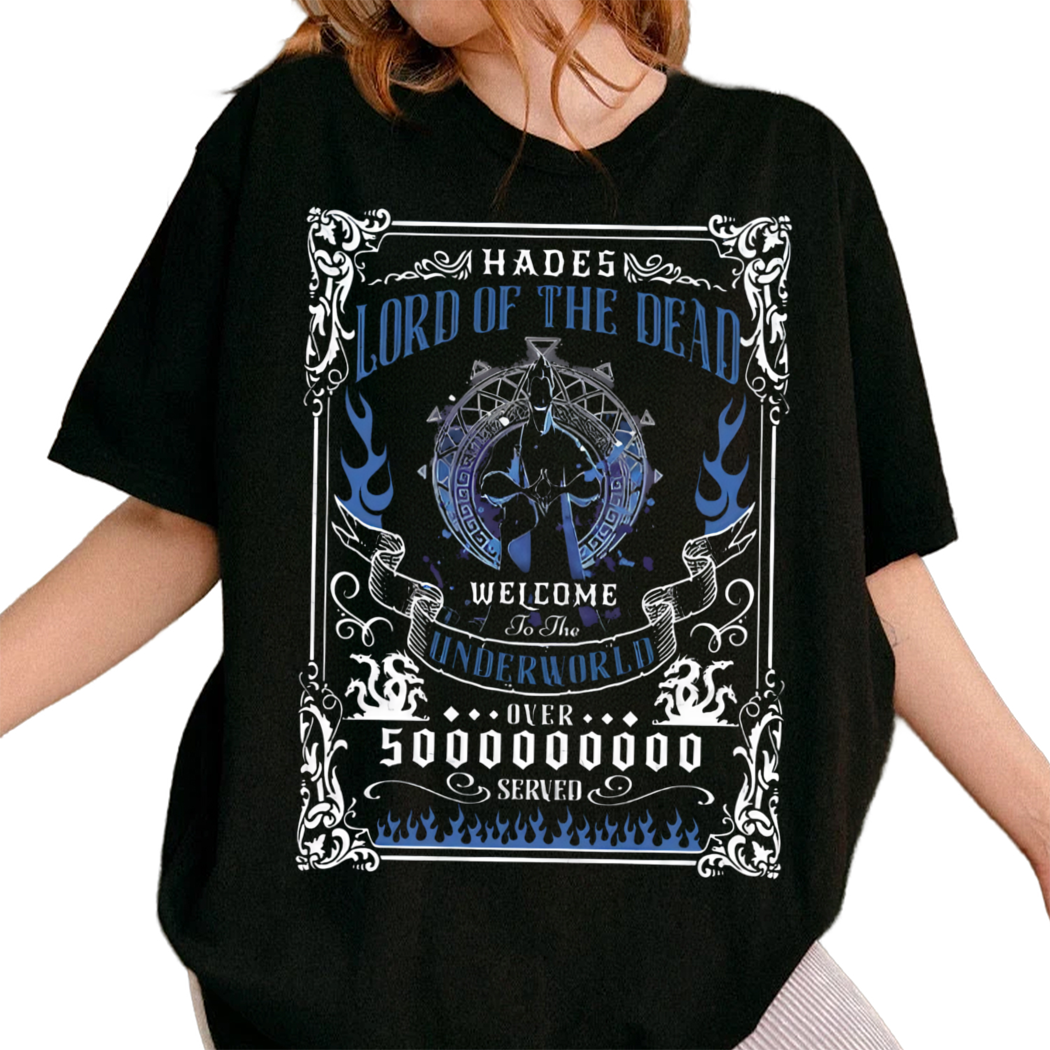 Hercules Hades Shirt, Lord of the Dead, Villain Hades Shirt, Rhysand fan Girl, Book Club Shirt