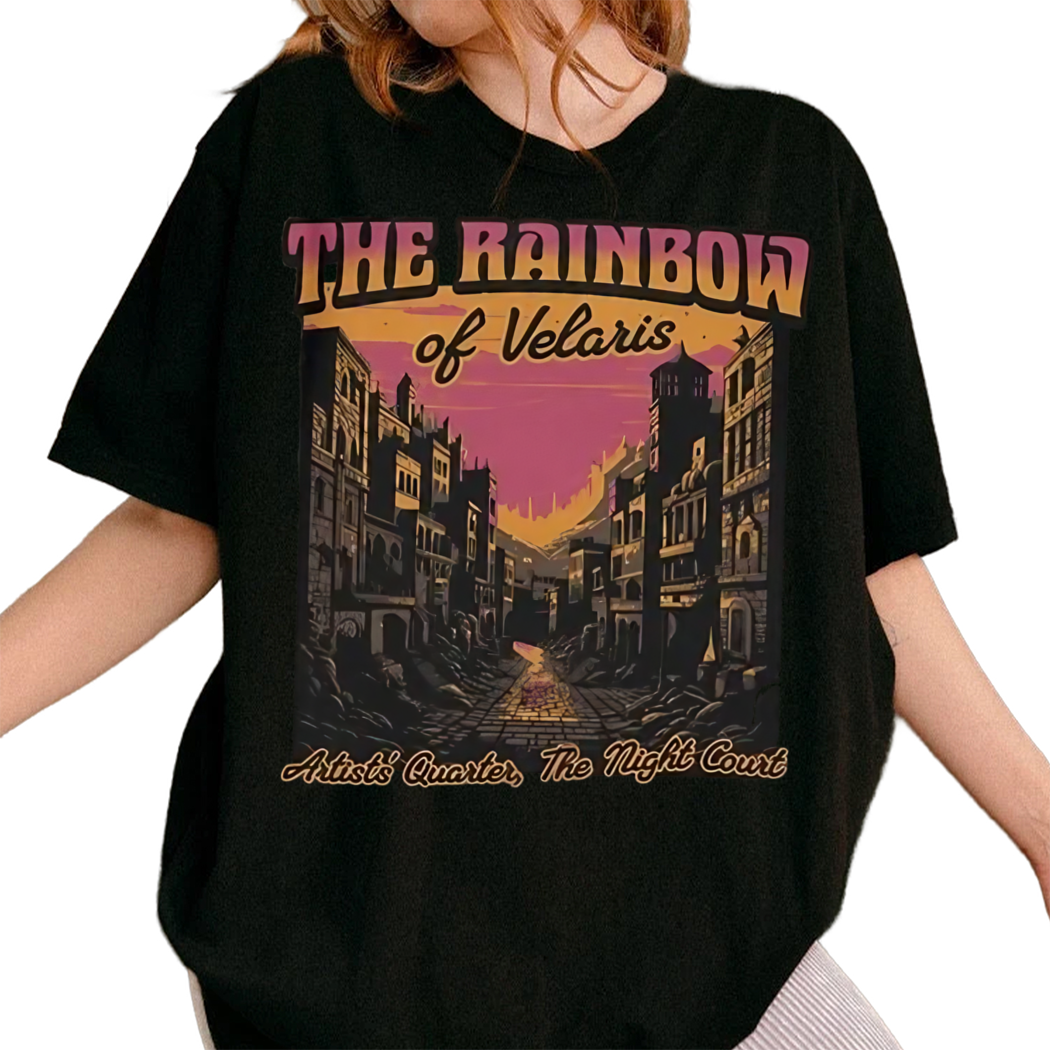 The Rainbow Of Velaris Shirt, Sarah J Maas, Bookish Shirt, Acotar Merch Tshirt