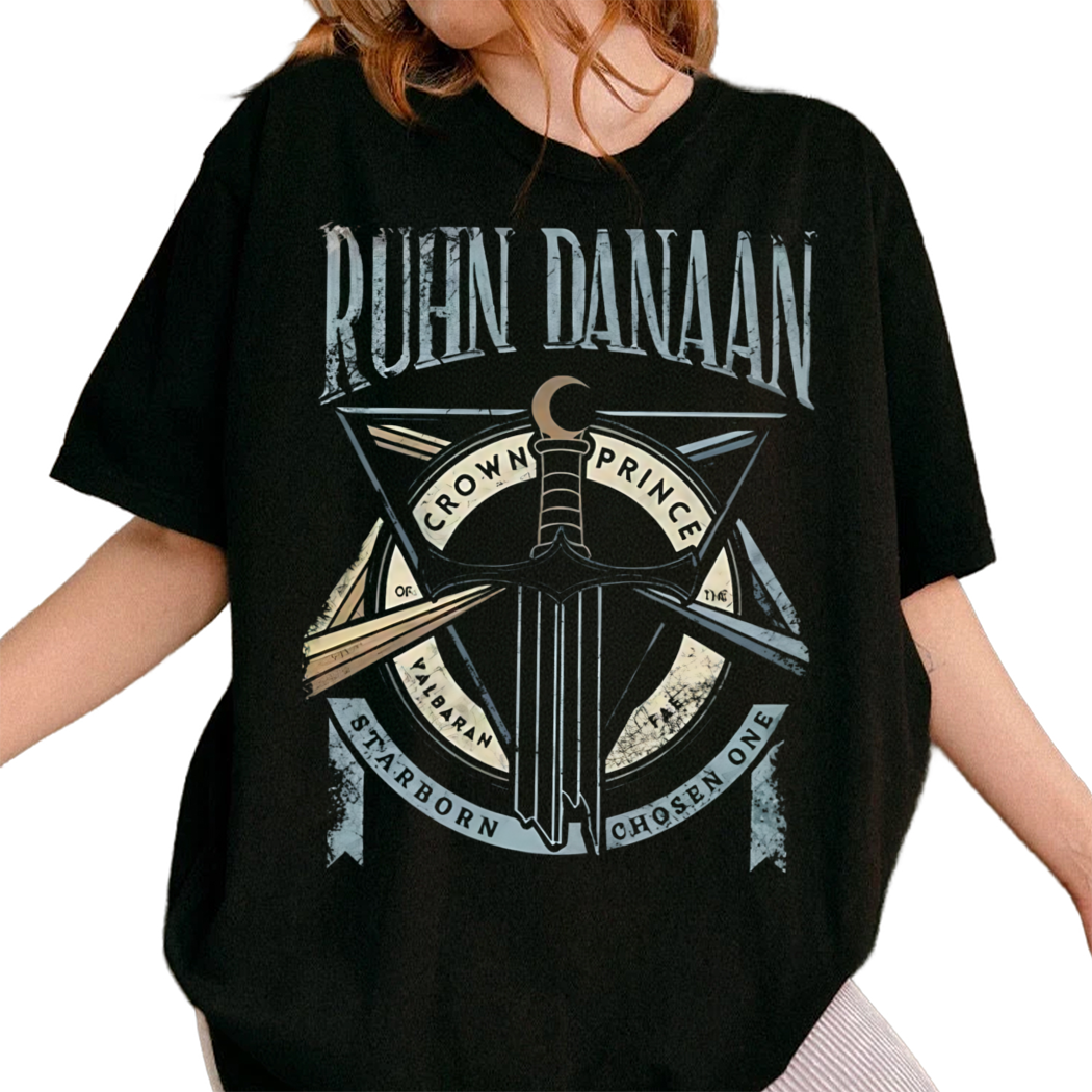 Ruhn Danaan Bookish Shirts, Throne Of Glass Acotar Rhysand Booktok Shirt, Sarah J Maas, Acotar Merch Tshirt