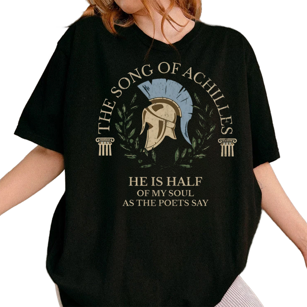 The Song Of Achilles Shirt, Light Academia Clothes Literary Shirt, Bookish Shirt, Greek Mythology Shirt Book Lover Shirt