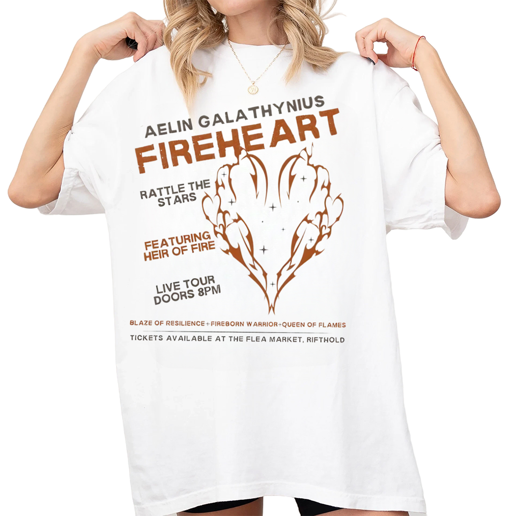 Aelin Gala Thynius Fireheart Rattle The Stars Shirt, Book Club Shirt,Acotar Merch Tshirt