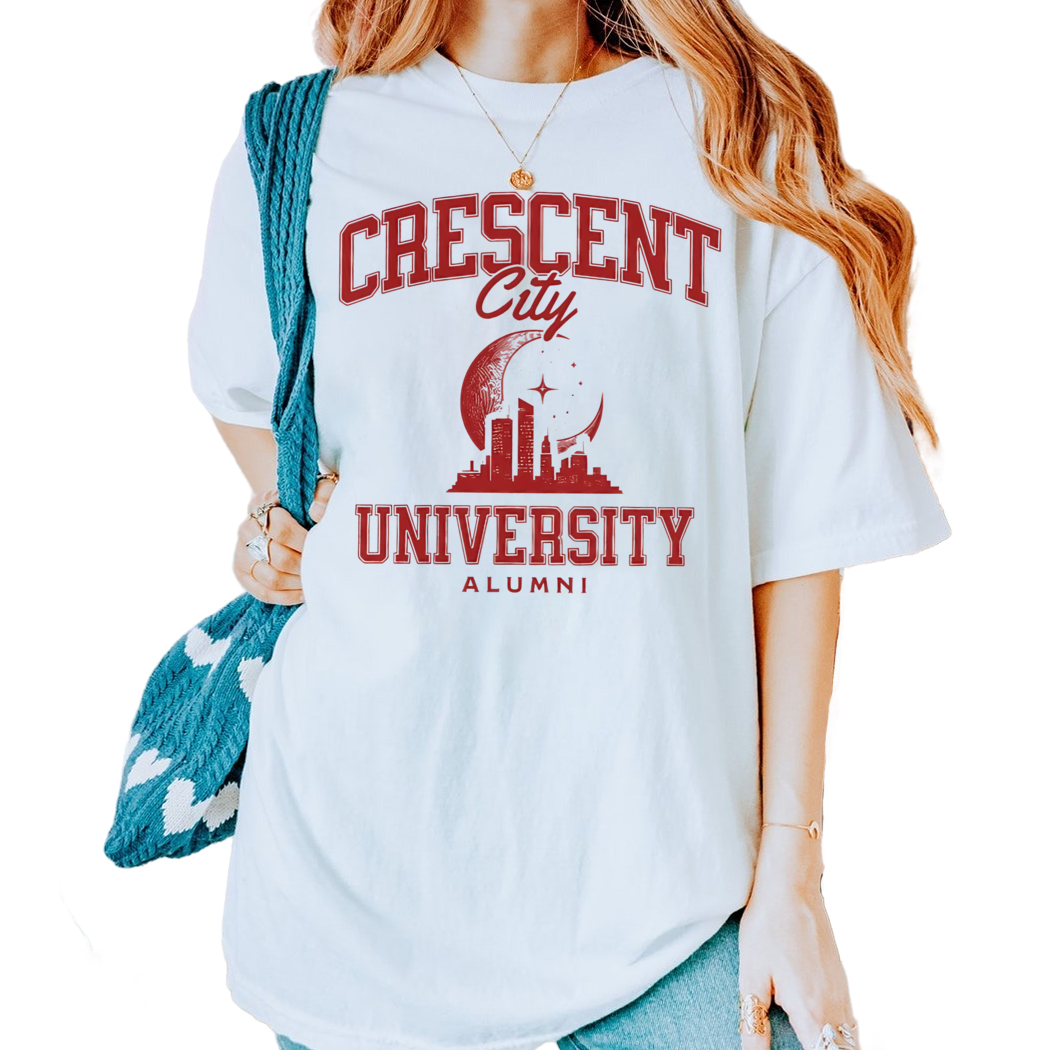 Crescent City University Shirt , Crescent City Comfort Colors shirt, Crescent City SJM Merch, Bryce Quinlan Tshirt