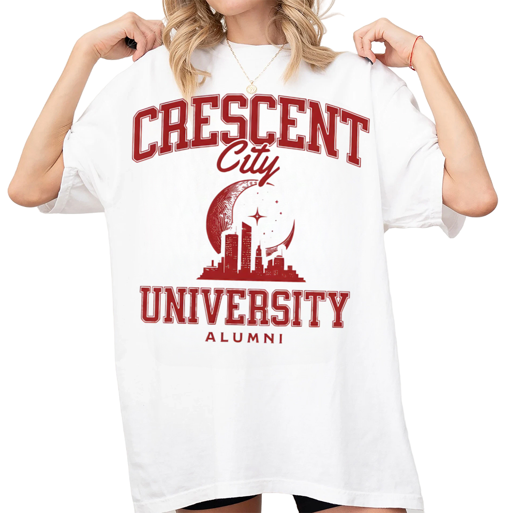 Crescent City University Shirt , Crescent City Comfort Colors shirt, Crescent City SJM Merch, Bryce Quinlan Tshirt