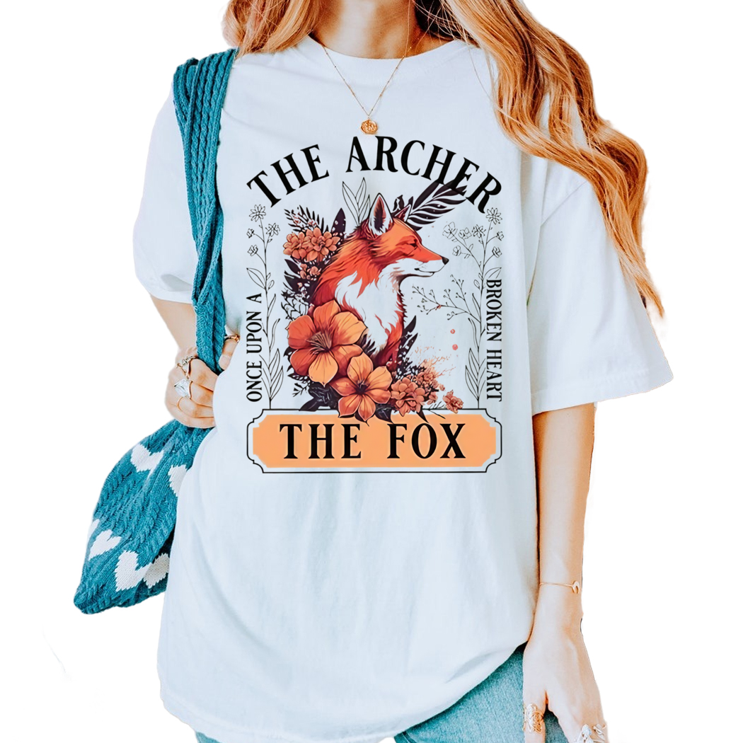 Fantasy Collection The Archer And The Fox Shirt, Broken Heart, Bookish Gifts Shirt