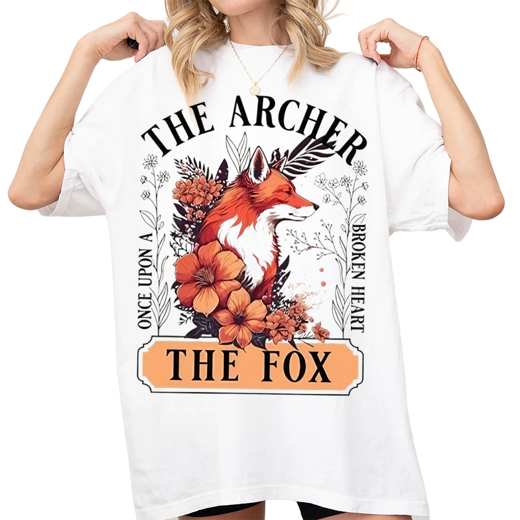 Fantasy Collection The Archer And The Fox Shirt, Broken Heart, Bookish Gifts Shirt