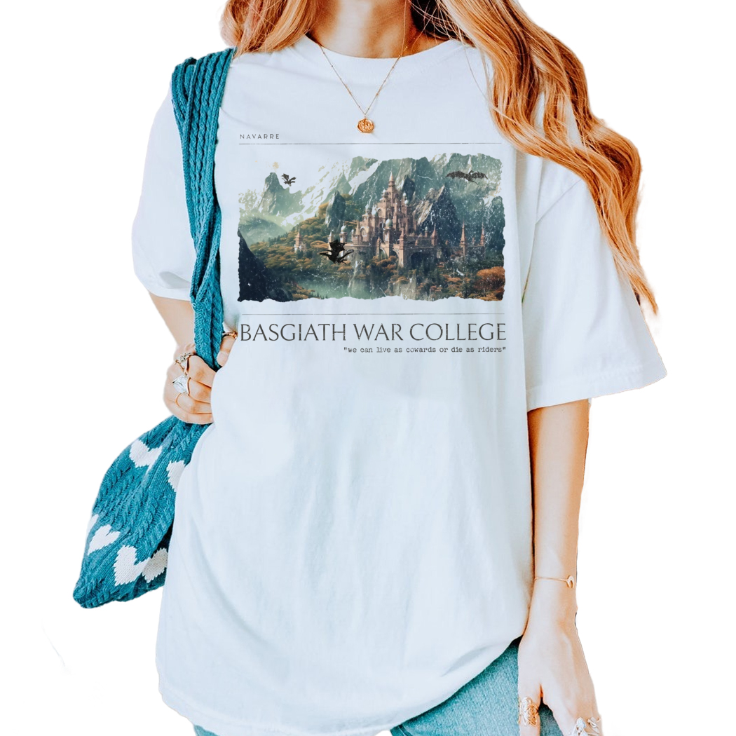 Dragon Rider And Bookish Shirt Basgiath War College 4th Wing Shirt, Sarah J Maas, Acotar Merch Tshirt