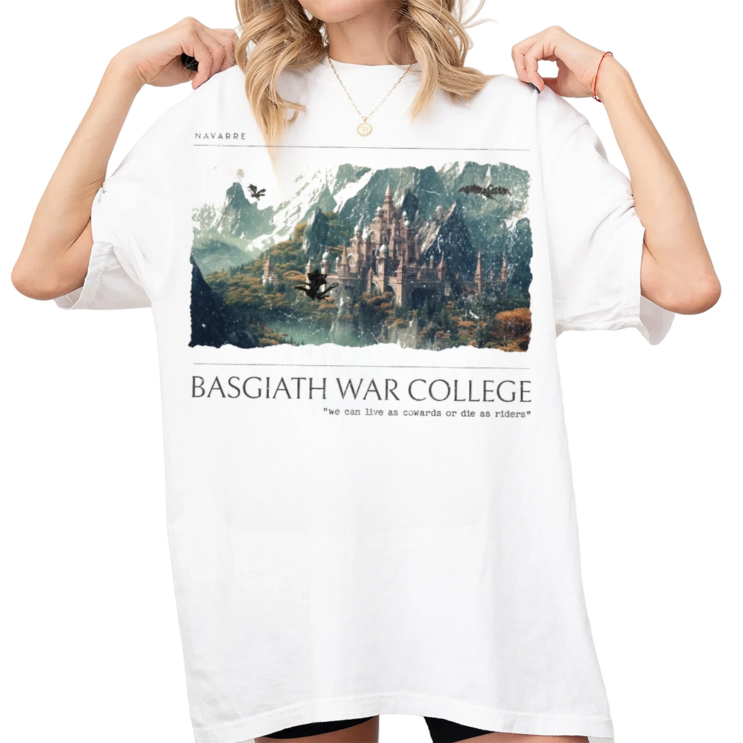 Dragon Rider And Bookish Shirt Basgiath War College 4th Wing Shirt, Sarah J Maas, Acotar Merch Tshirt