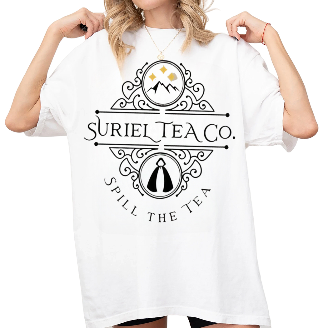 Suriel Tea Co Acotar Bookish Shirt Sarah J Maas Shirt,Romance Reader, Bookish Gifts