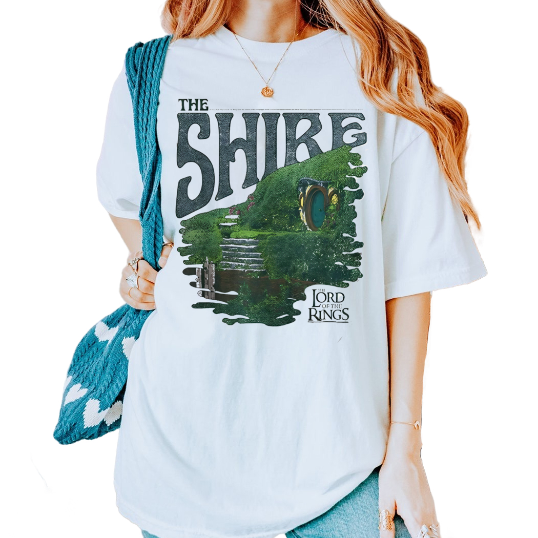 The Shire Shirt Merch Tolkien LOTR the Fellowship Bookish, Book Club Shirt, Girly Bookish Shirt