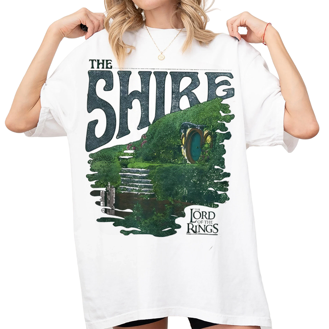 The Shire Shirt Merch Tolkien LOTR the Fellowship Bookish, Book Club Shirt, Girly Bookish Shirt