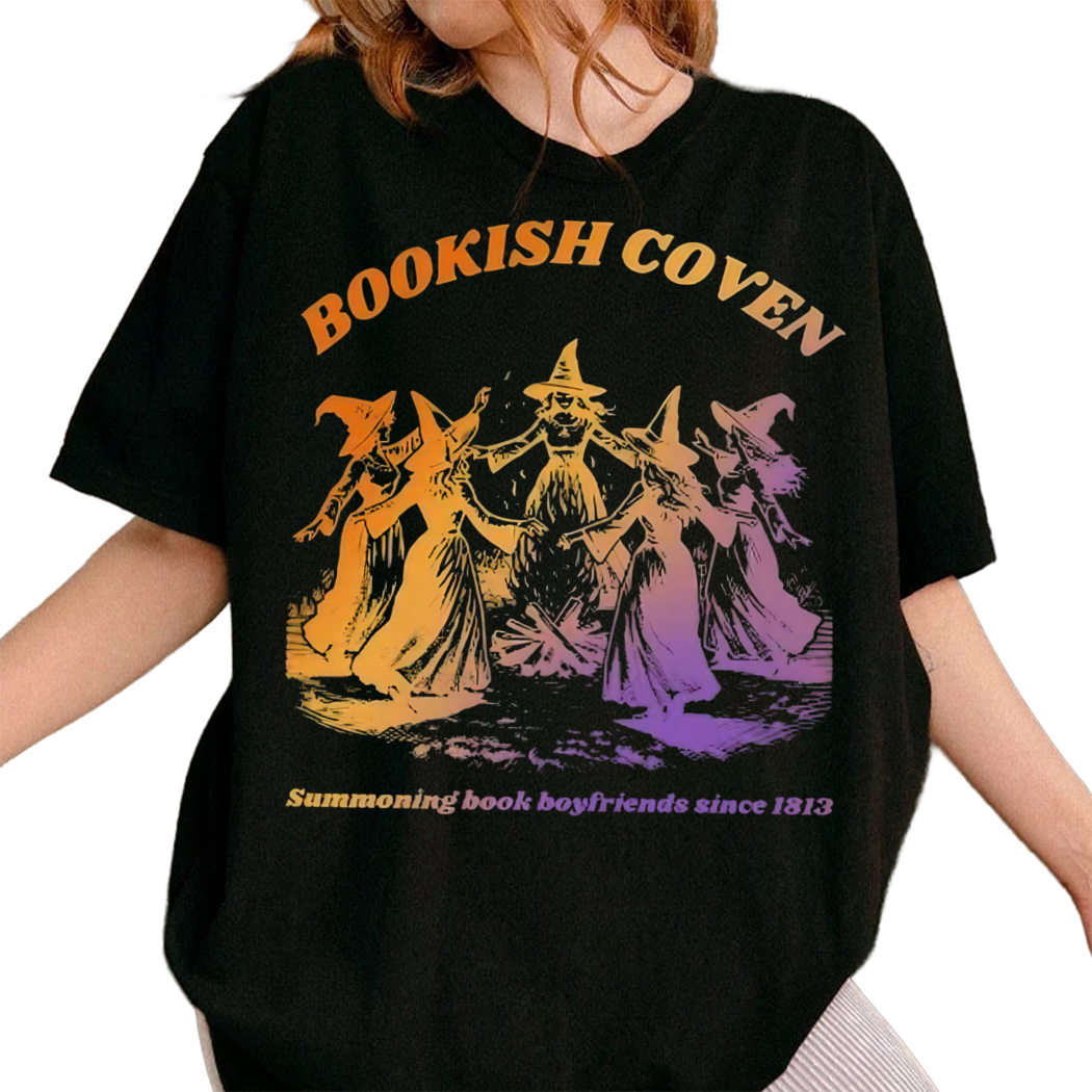 Bookish Coven Summoning Book Boyfriends Since 1813 Shirt, Bookish Gift for Her, Book Club Shirt