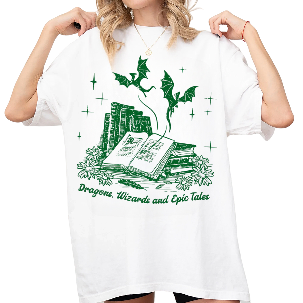 Fantasy Book Shirt for Romantasy Readers Gift Bookish Shirt for Book Lovers Gift for Bibliophiles Reading Gift for Fantasy Readers