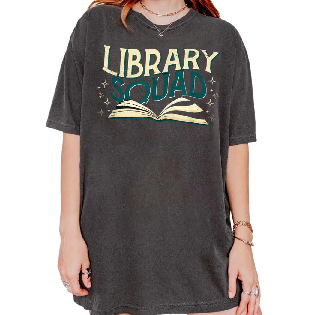 Library Squad Shirt, Gift For Librarian, Reading Coach - Gift for Book Worm