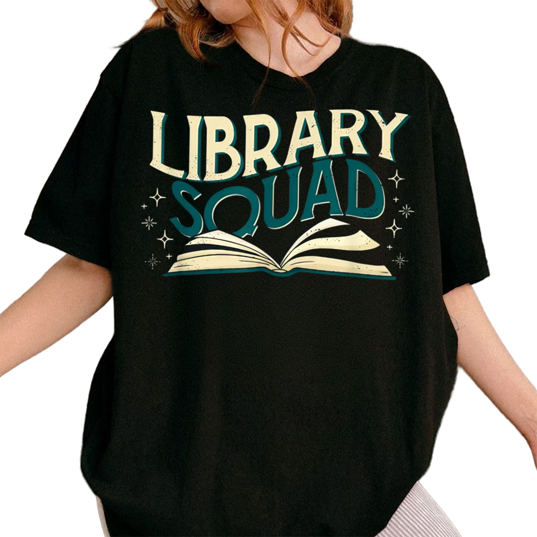 Library Squad Shirt, Gift For Librarian, Reading Coach - Gift for Book Worm