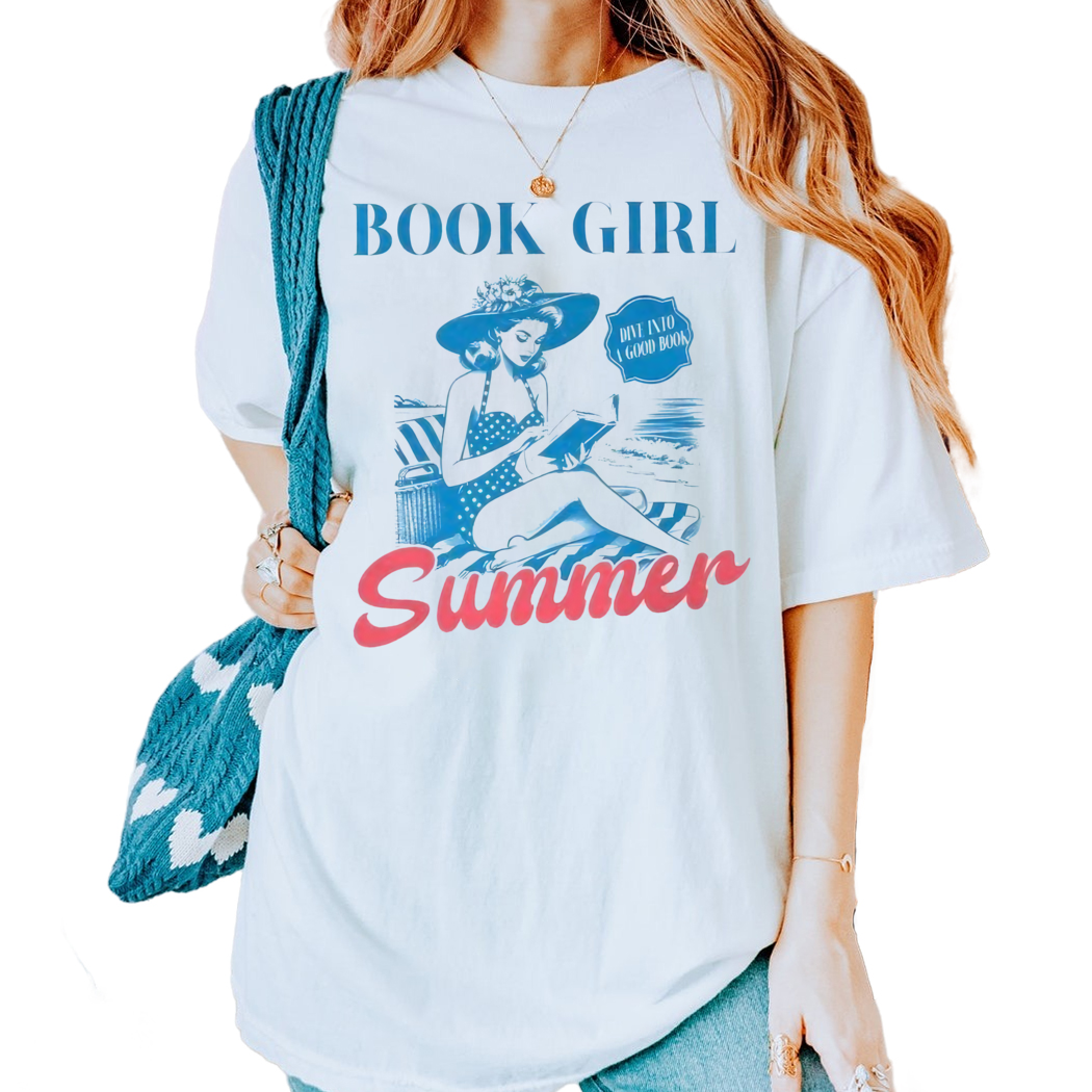 Coconut Girl Romance Book, Book Girl Summer Shirt, - Funny Reader Beach Shirt