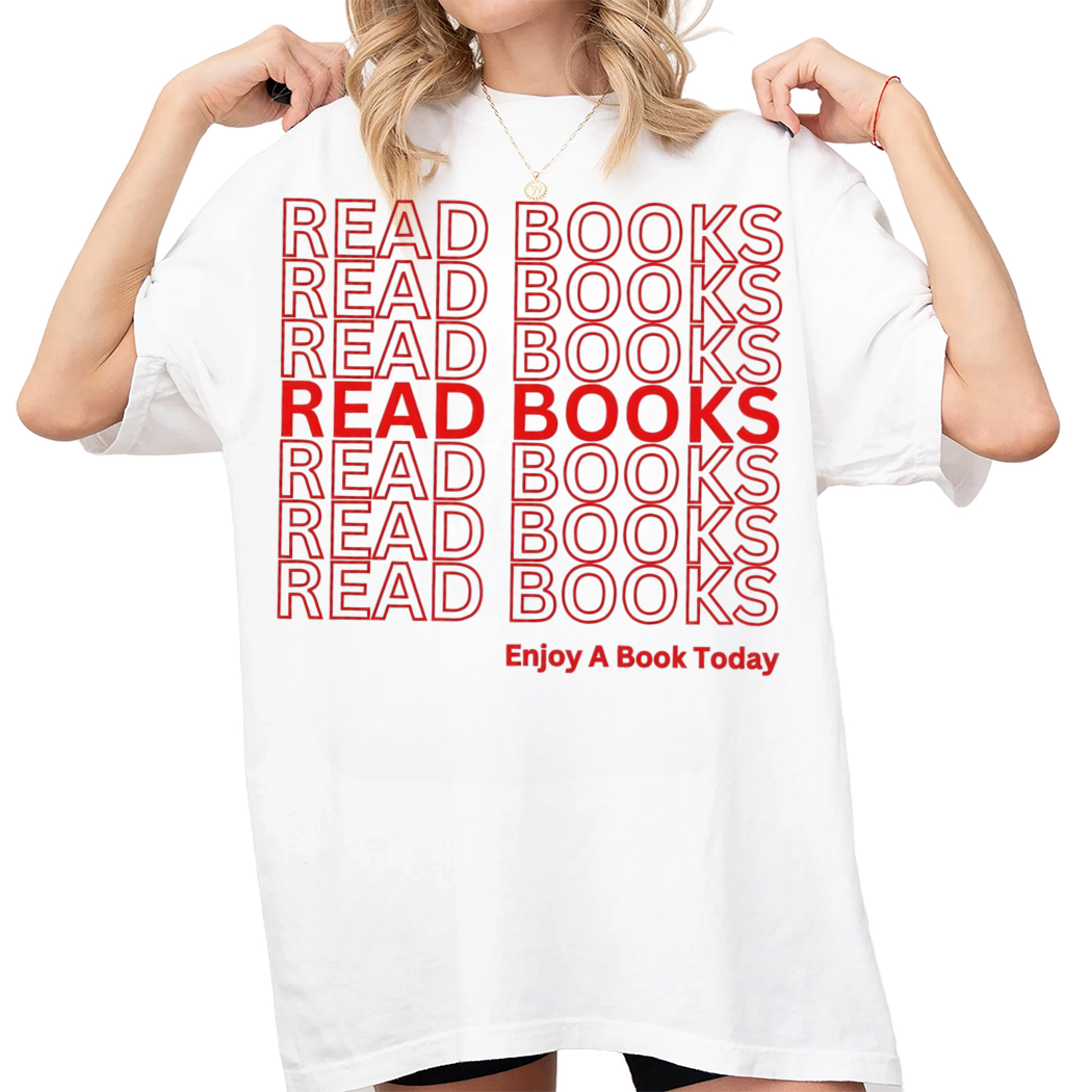 Read Books shirt, Cool Book Graphic Tee, English Teacher Shirt - Bookish Gift