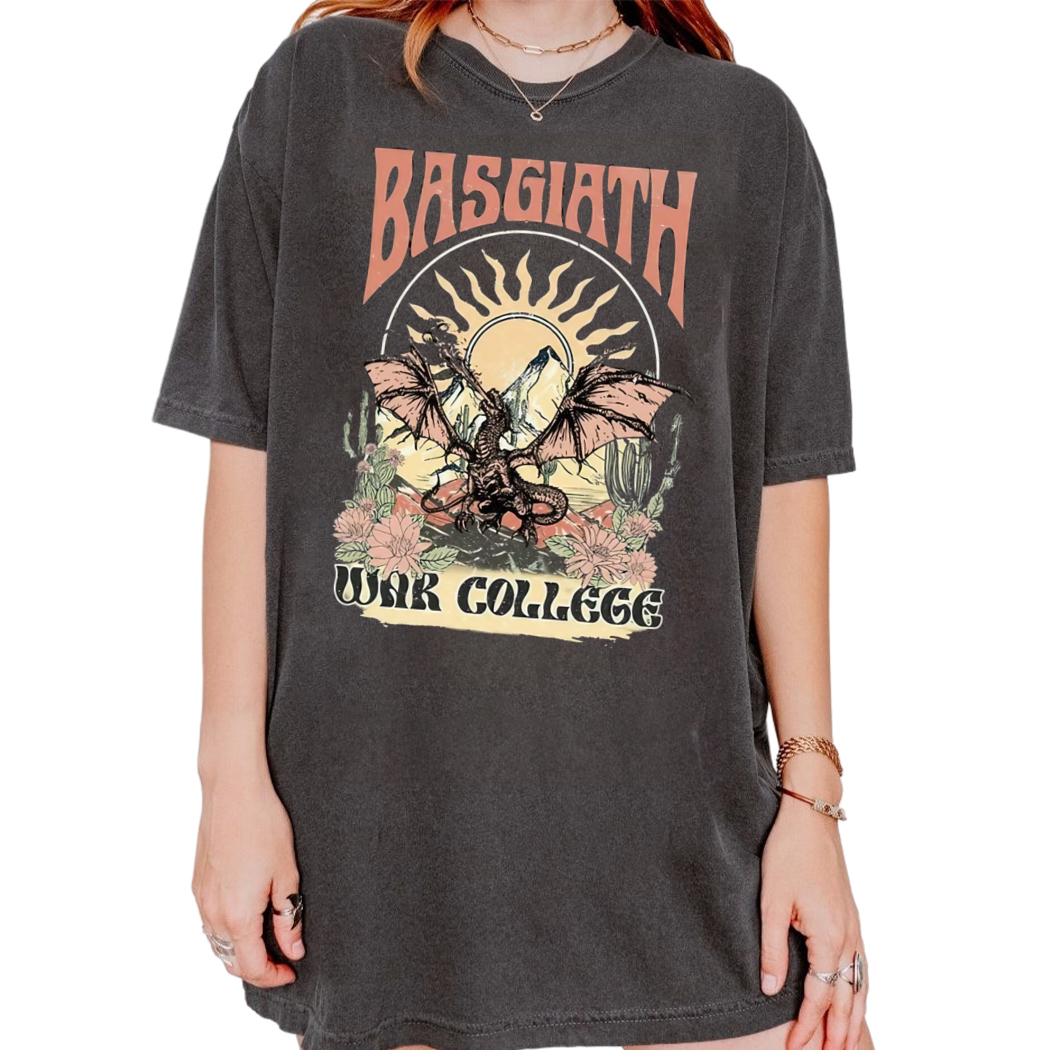 Fantasy Bookish Collection Basgiath War College -Dragon Rider Shirt