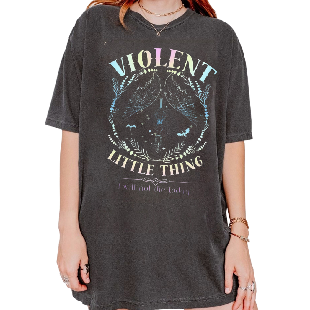 Fourth Wing Fan Shirt, Violet Sorrengail Tee, Violent Little Thing Shirt