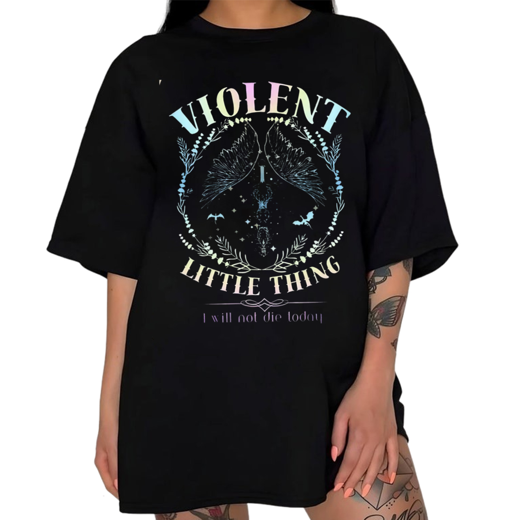 Fourth Wing Fan Shirt, Violet Sorrengail Tee, Violent Little Thing Shirt