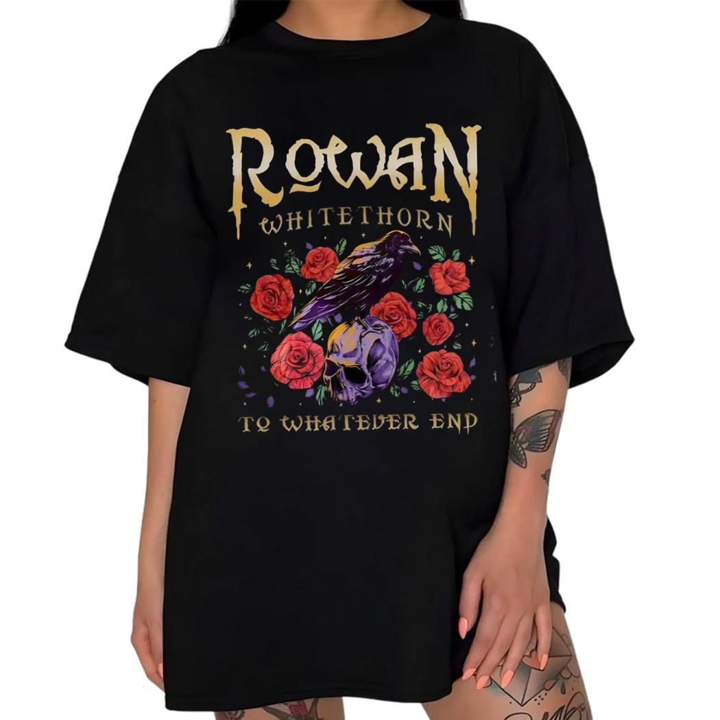 Retro Rowan Whitethorn Shirt, Bookish Merch Collection for Fans