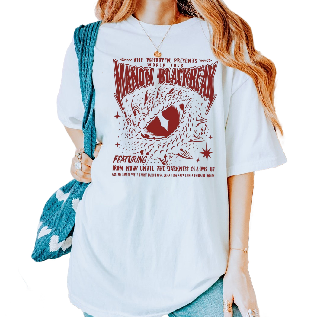 The Thirteen Presents World Tour Shirt, Manon Blackbeak Tee, Crescent City Shirt