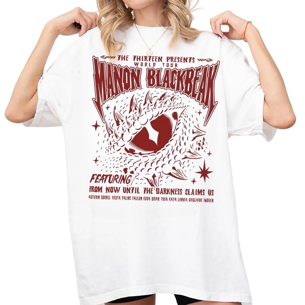 The Thirteen Presents World Tour Shirt, Manon Blackbeak Tee, Crescent City Shirt