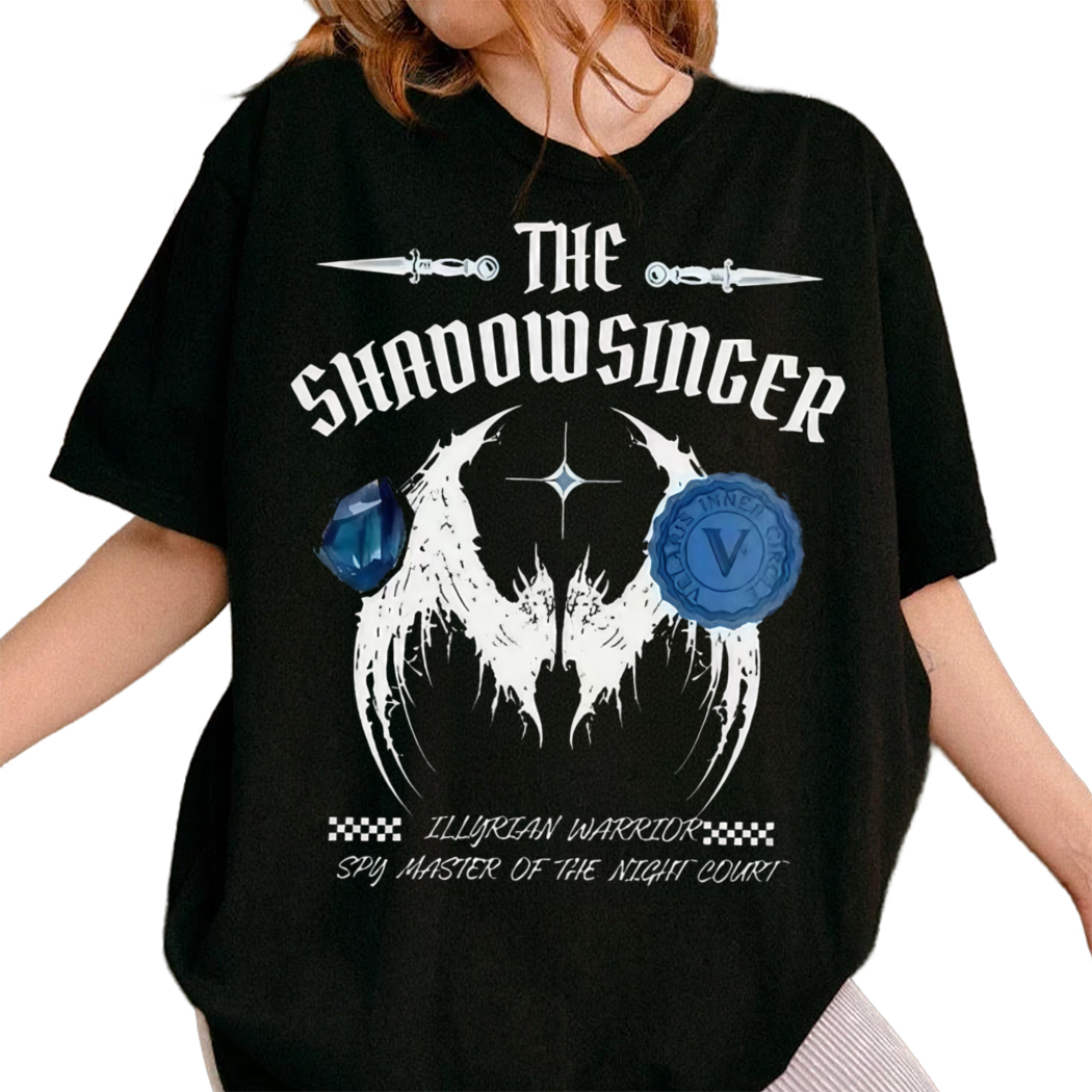 ACOTAR The Shadowsinger Night Court Licensed Merch Featuring Cassian Shirt