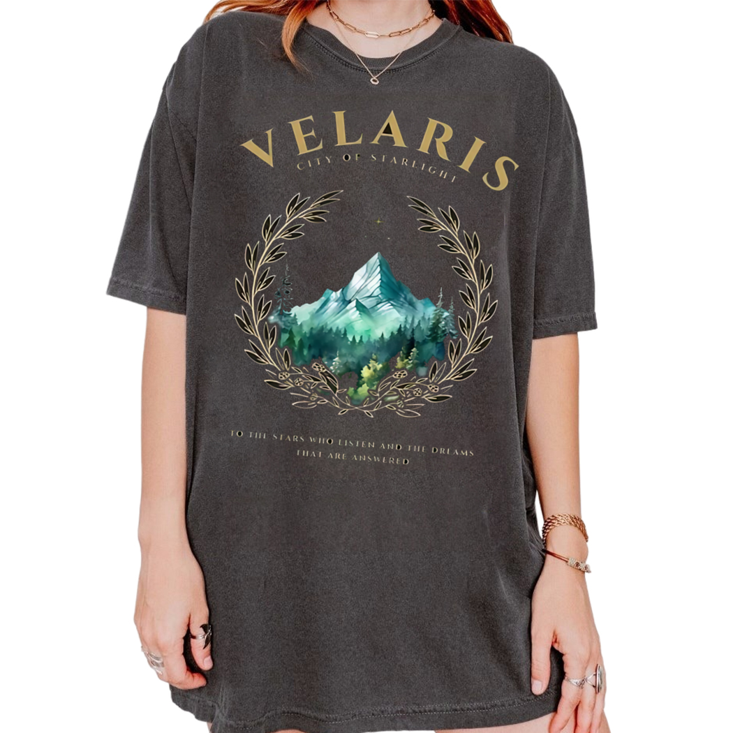 Velaris City of Starlight Shirt, ACOTAR Shirt Night Court, House of Wind Shirt