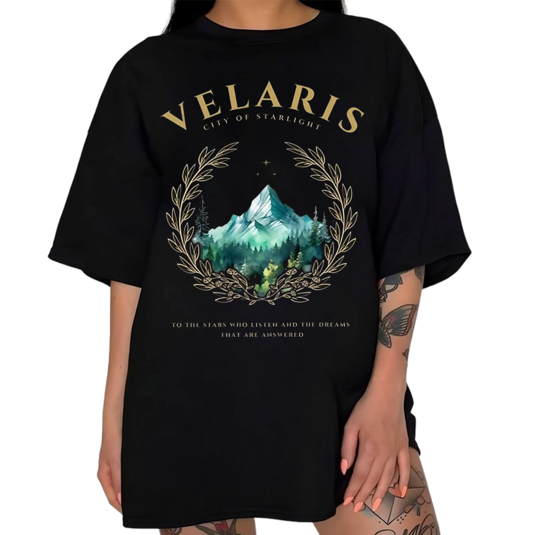 Velaris City of Starlight Shirt, ACOTAR Shirt Night Court, House of Wind Shirt