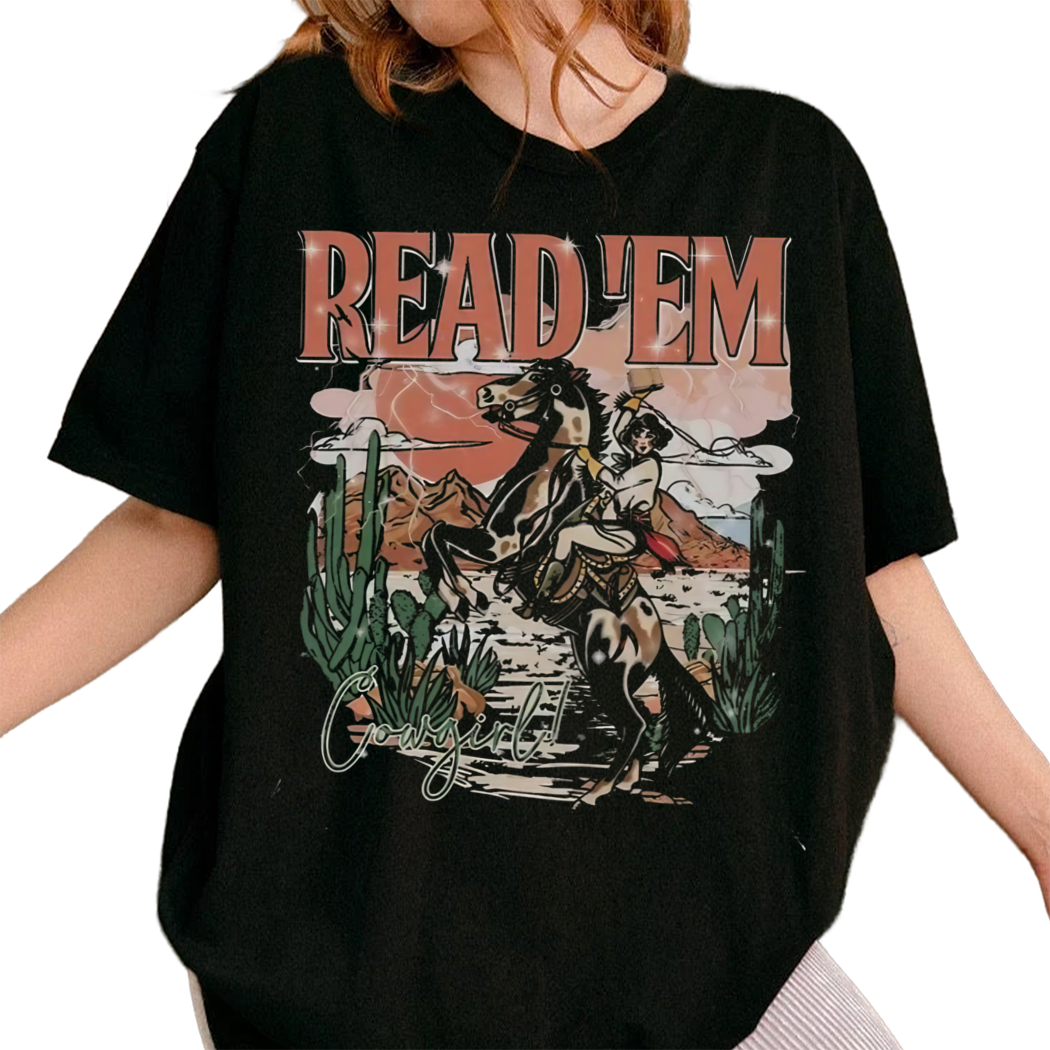 Country Cowboy and Cowgirl Bookish Shirt Collection for Romance Shirt