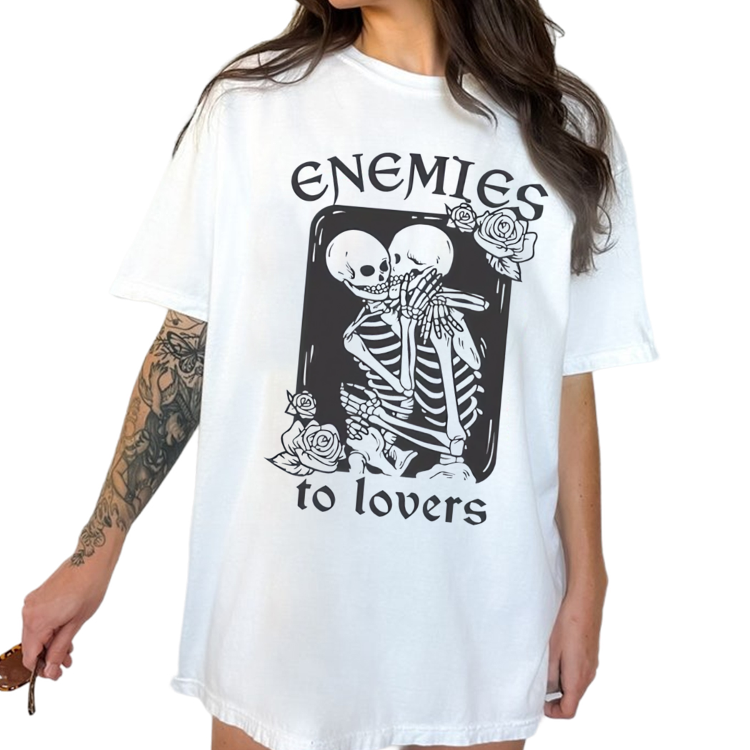 Enemies to Lovers Shirt, Bookish Shirt, Book Lover Gift, Book Tropes