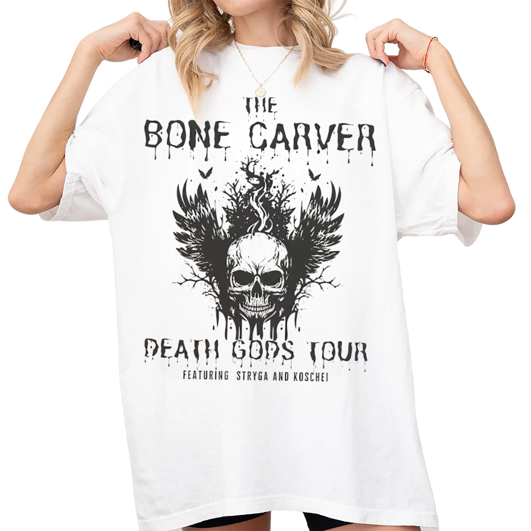 The Bone Carver Shirt, Death Gods Tour Sarah J Maas Merch Bookish Shirt